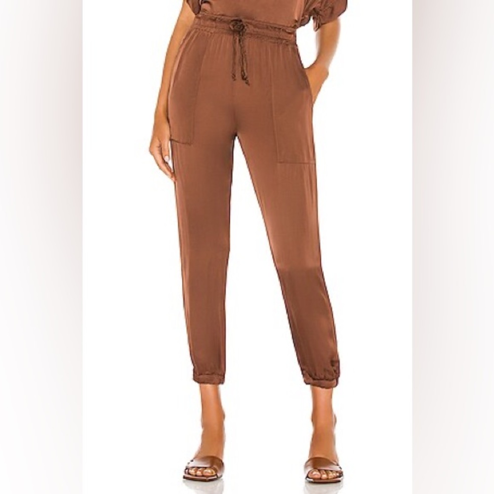 Women's Brown Drawstring Pants